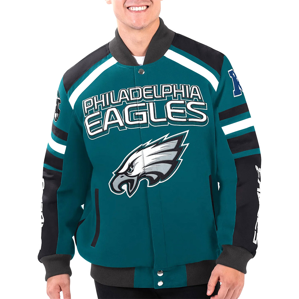 Power Forward Racing Philadelphia Eagles Jacket