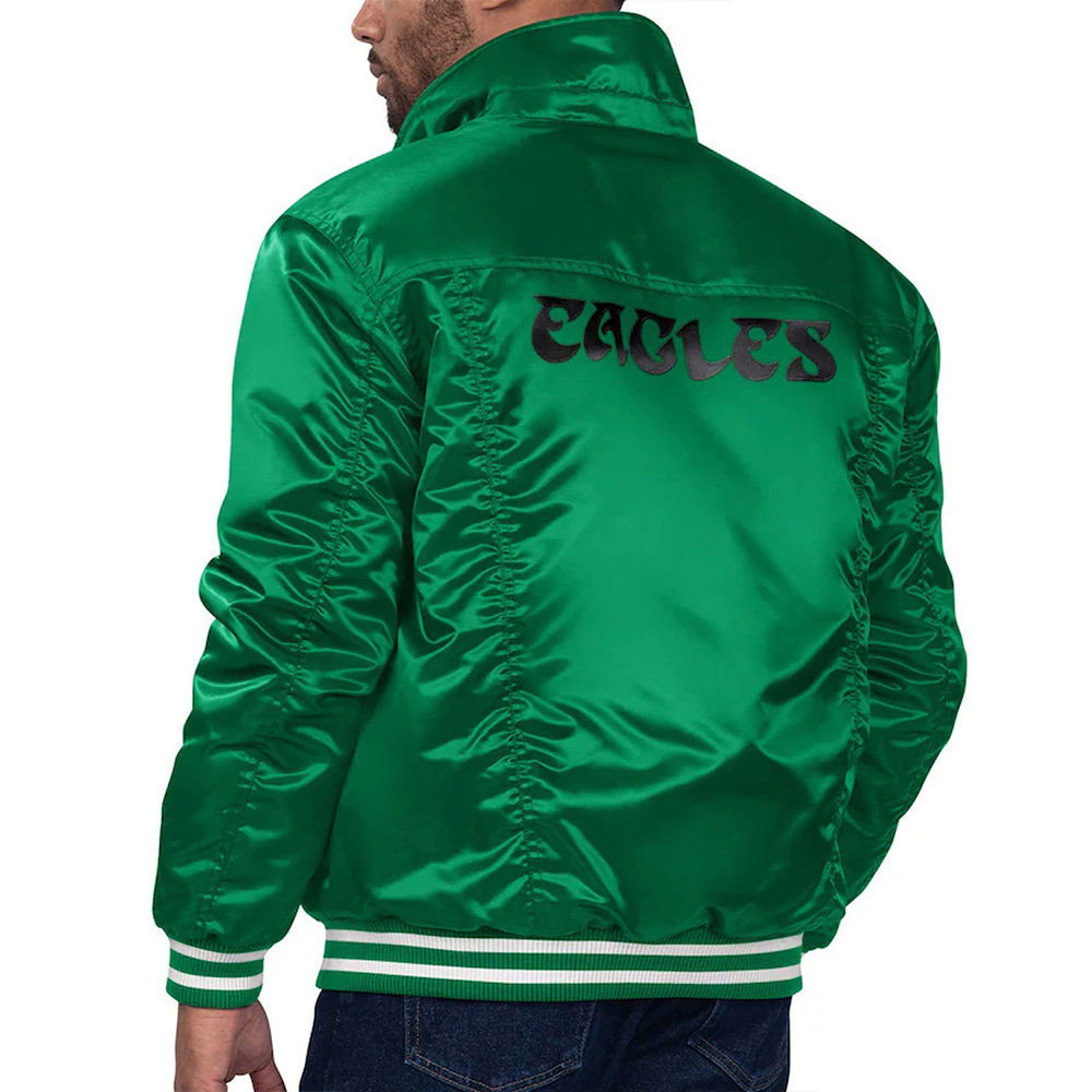 Philadelphia Eagles Silver Tab Trucker Jacket - Image 2