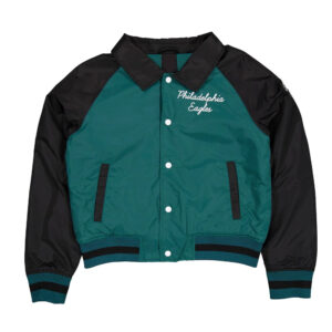 Philadelphia Eagles Green and Black Throwback Jacket