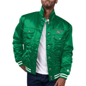 Philadelphia Eagles Silver Tab Trucker Jacket