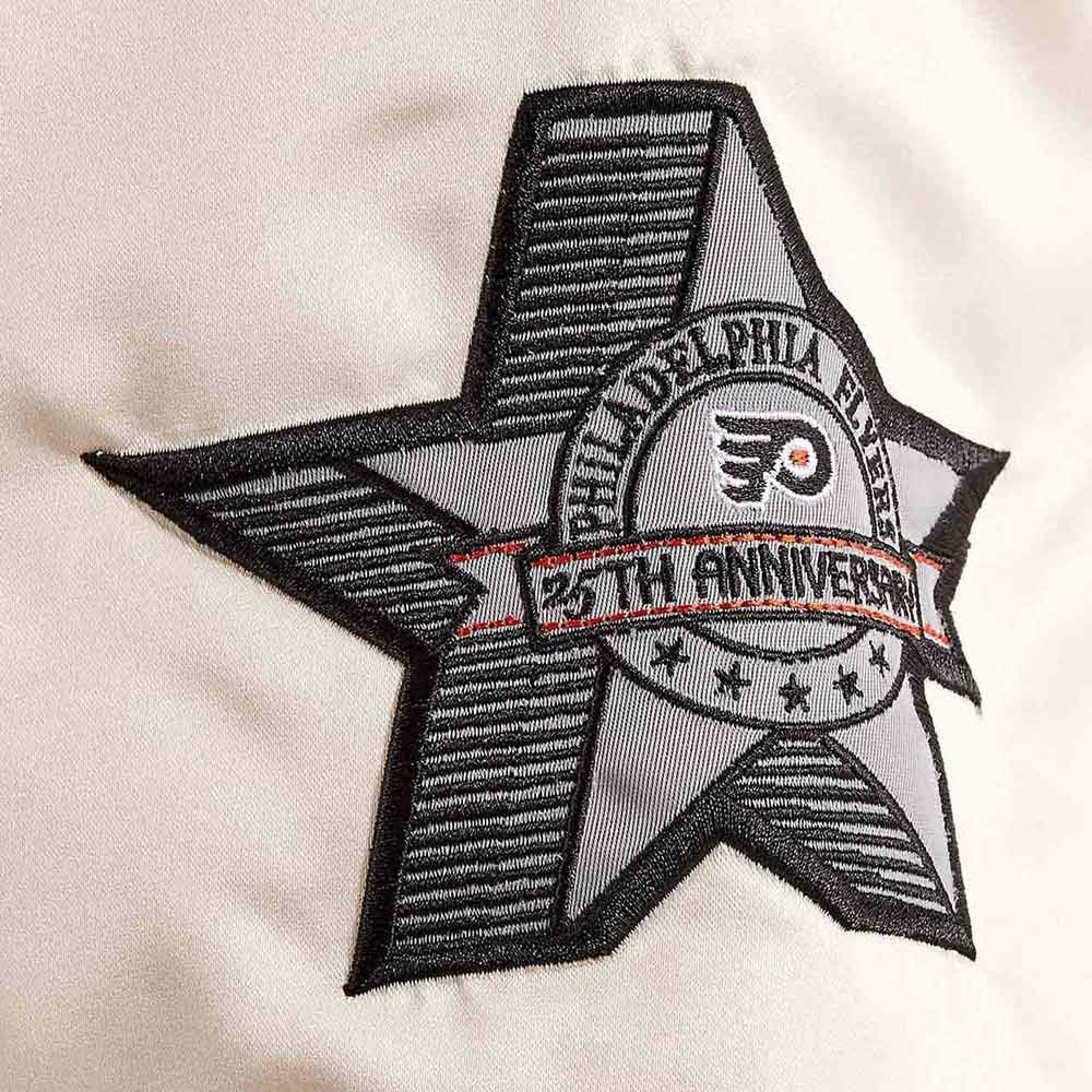 Philadelphia Flyers Throwback Orange and Off White Jacket - Image 3