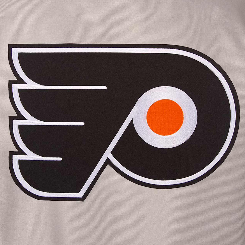 Philadelphia Flyers Two Hit Gray and Black Jacket - Image 3