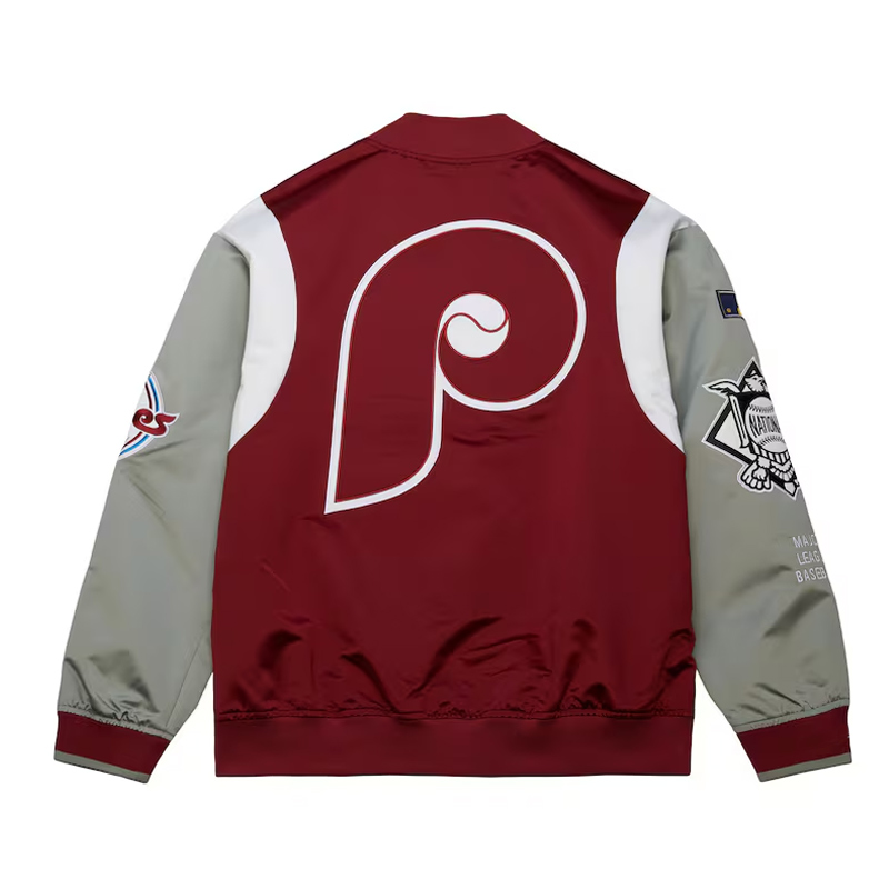 Philadelphia Phillies Cooperstown Team Origins Satin Jacket - Image 4