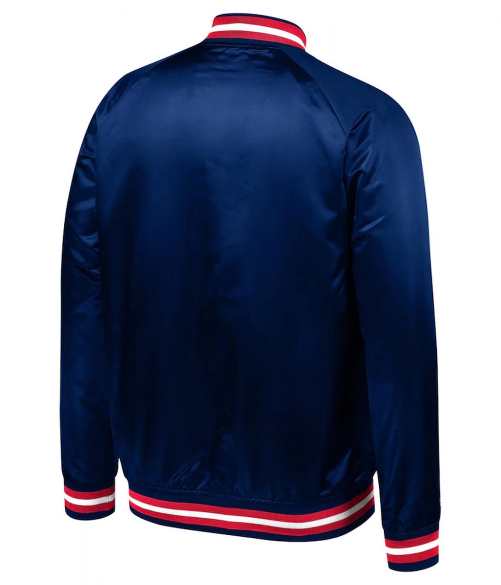 Philadelphia Phillies Navy Blue Satin Jacket - Image 2