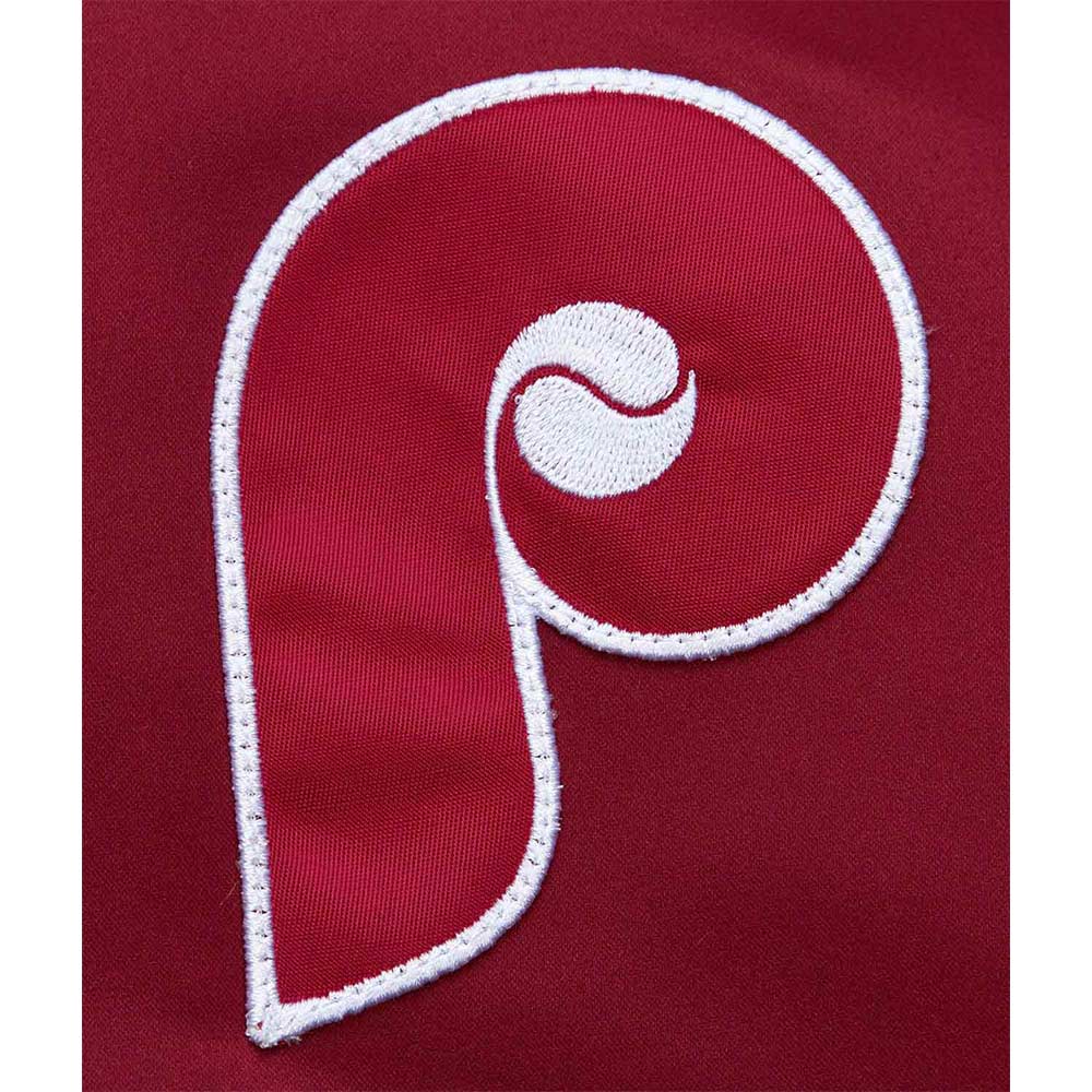 Philadelphia Phillies Vintage Logo Maroon Jacket - Image 3