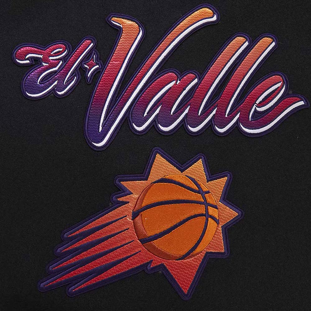 Phoenix Suns 2023/24 City Edition Black Varsity Jacket - Image 6