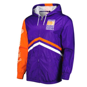 Phoenix Suns Undeniable Purple Full-Zip Windbreaker Jacket