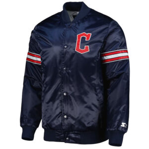 Cleveland Guardians Pick & Roll Navy Blue Jacket