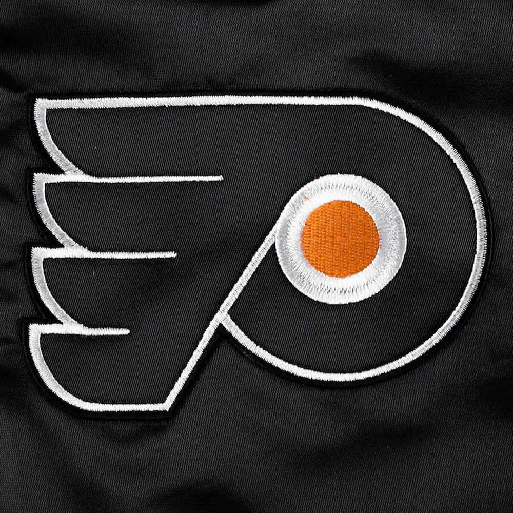 Pick & Roll Philadelphia Flyers Black Satin Jacket - Image 4