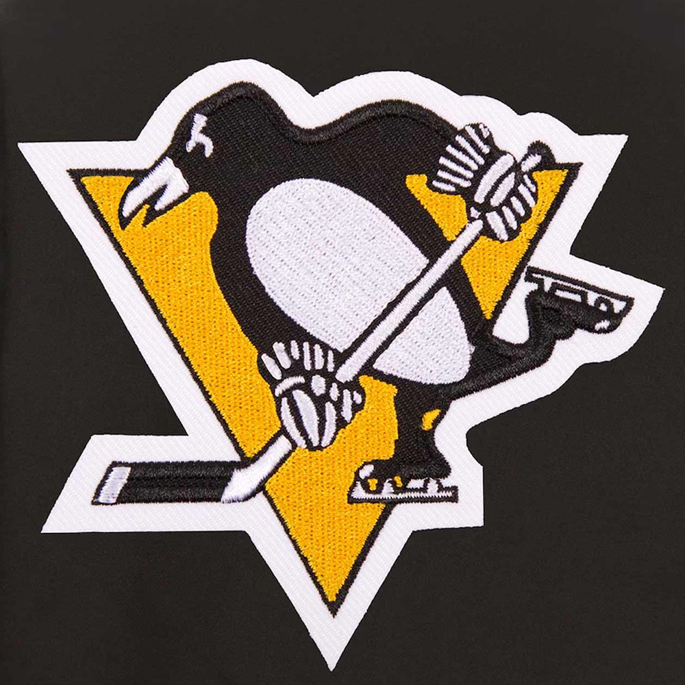 Pittsburgh Penguins Front-Hit Black Jacket - Image 2