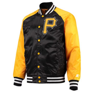 Black/Yellow Pittsburgh Pirates Lead Off Jacket
