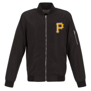 Pittsburgh Pirates Bomber Lightweight Nylon Jacket