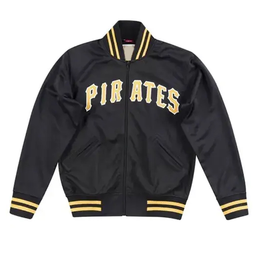 Pittsburgh Pirates Black Bomber Jacket