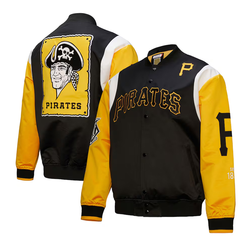 Pittsburgh Pirates Cooperstown Team Origins Satin Jacket - Image 3
