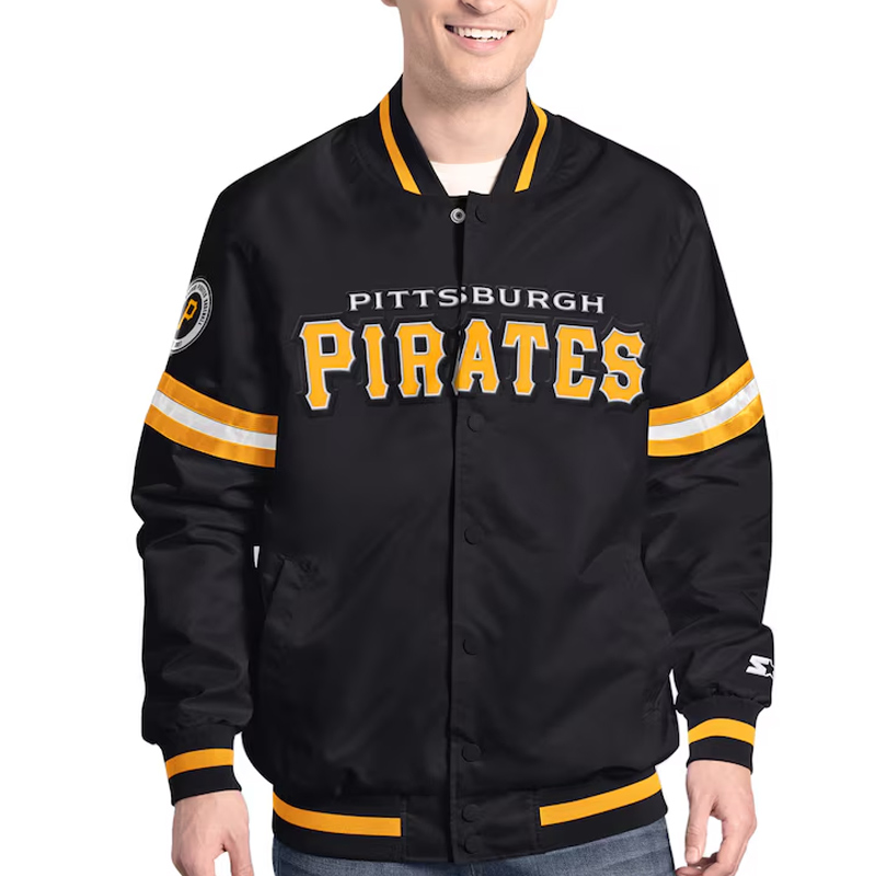 Pittsburgh Pirates Scout Varsity Satin Jacket