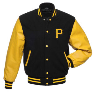 Pittsburgh Pirates Black and Yellow Varsity Jacket