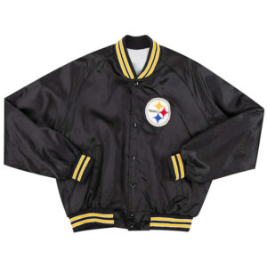 Black 90's Pittsburgh Steelers Jacket