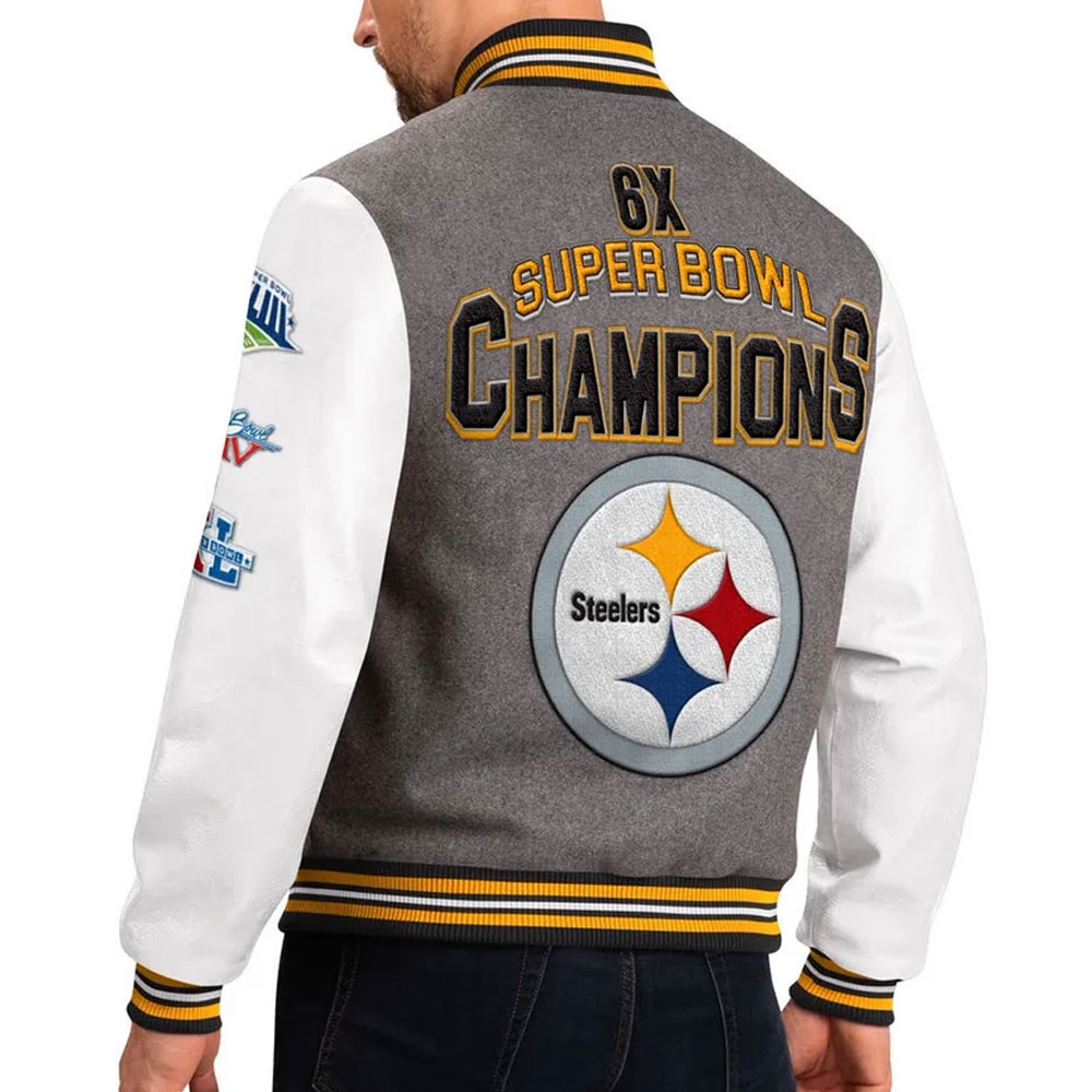 Pittsburgh Steelers Challenger Varsity Jacket - Image 2