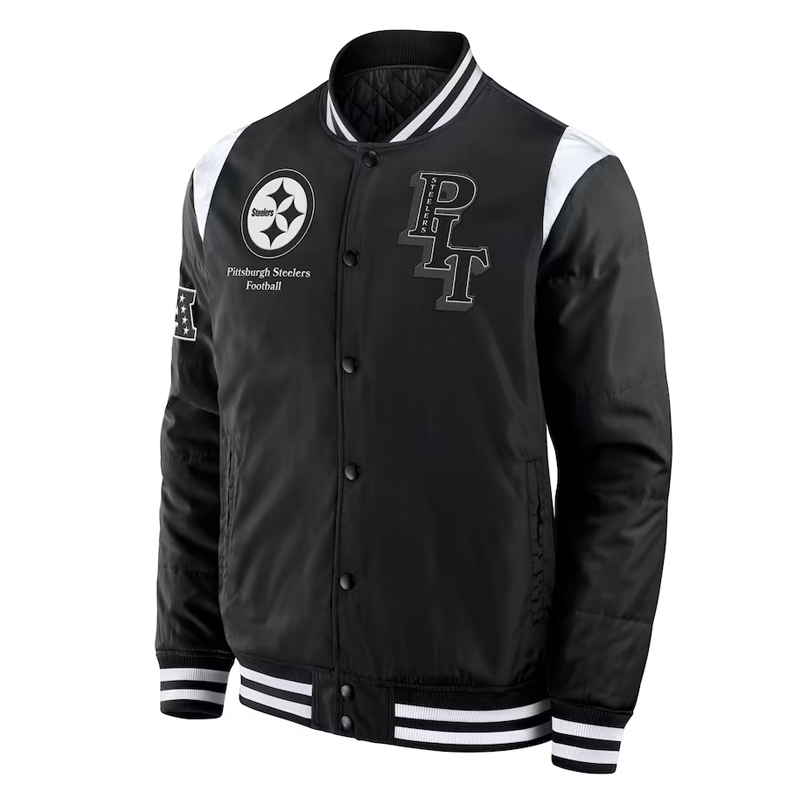 Elements Elite Pittsburgh Steelers Black Jacket