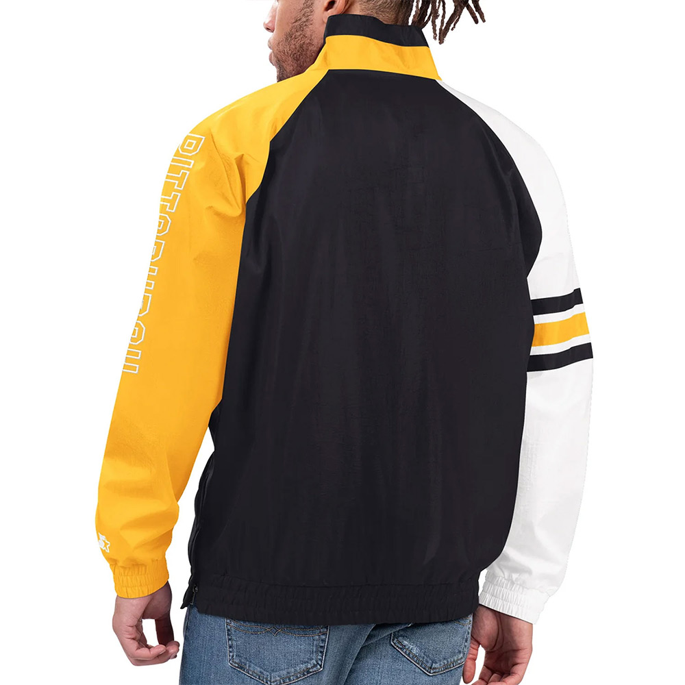 Pittsburgh Steelers Elite Half Zip Pullover Jacket - Image 2