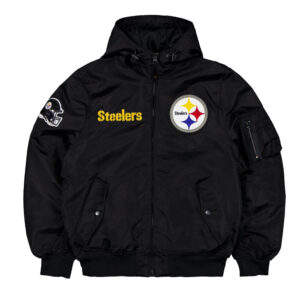 Pittsburgh Steelers Historic L-2B Hooded Bomber Jacket