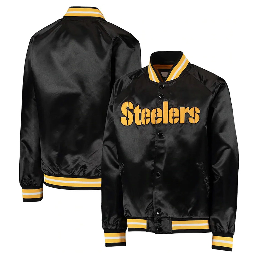 Pittsburgh Steelers Lightweight Satin Jacket - Image 3
