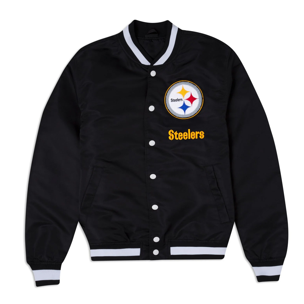 Pittsburgh Steelers Logo Select Black Jacket