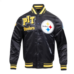 Pittsburgh Steelers Mashup Classic Rib Satin Jacket