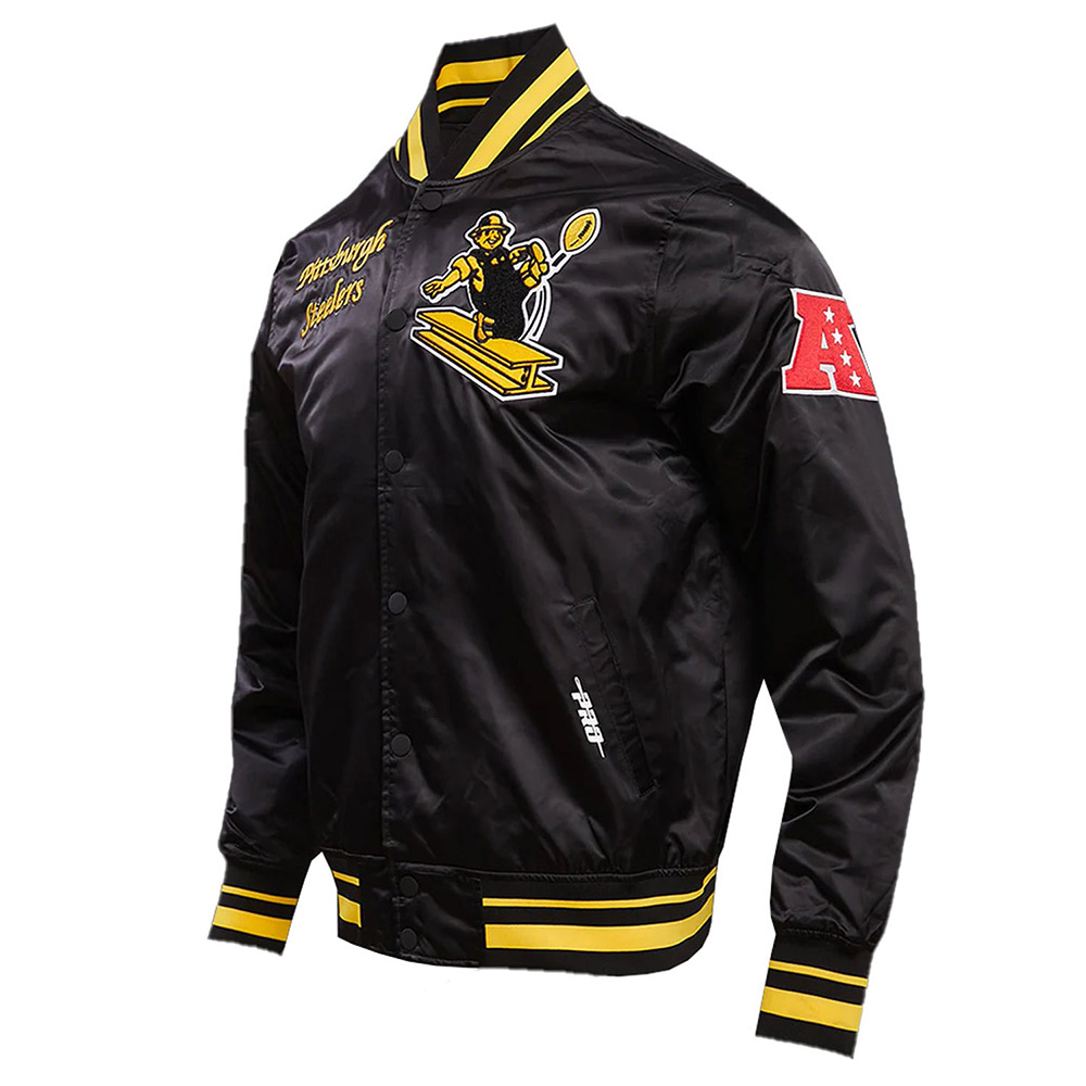 Pittsburgh Steelers Retro Classic Rib Jacket - Image 6