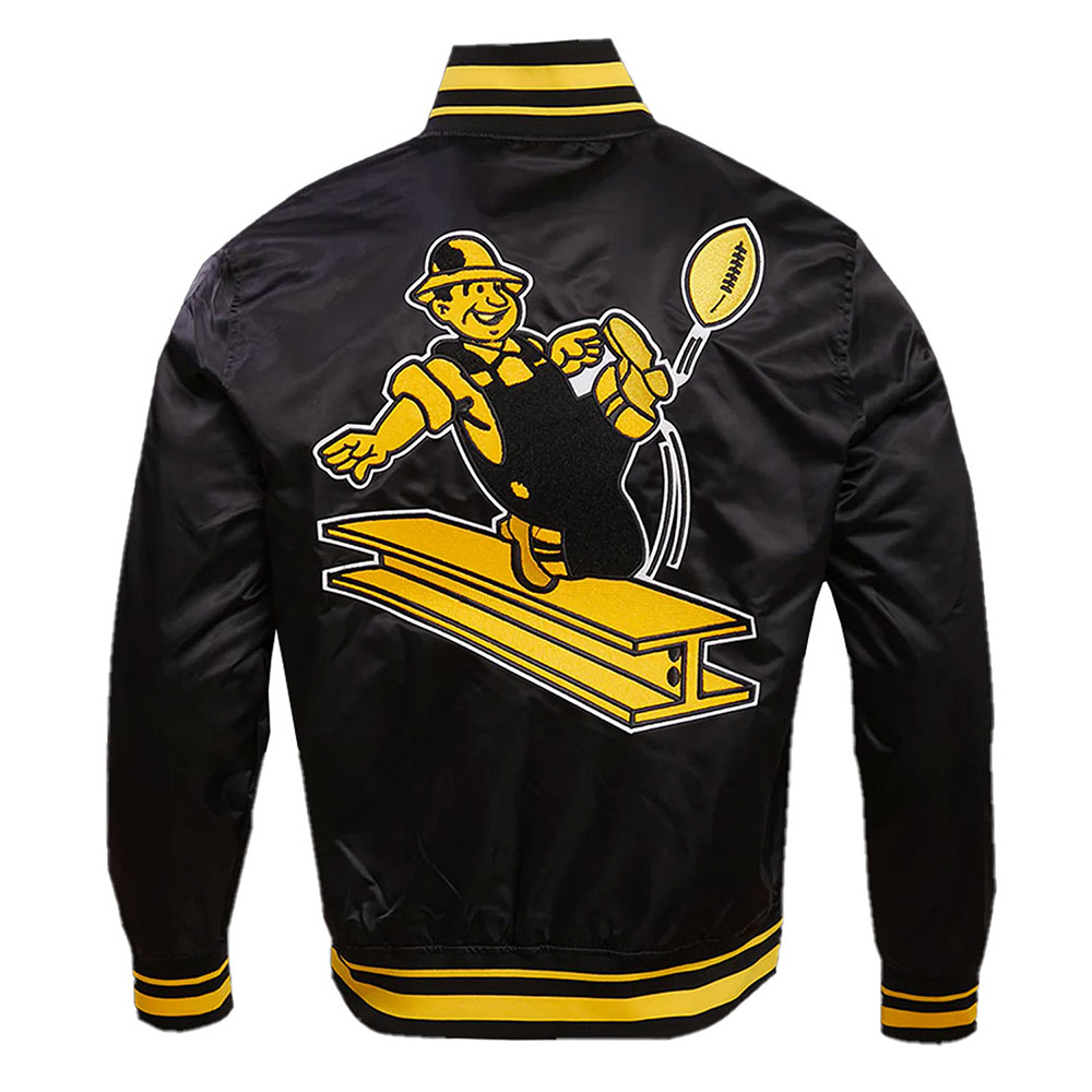 Pittsburgh Steelers Retro Classic Rib Jacket - Image 4