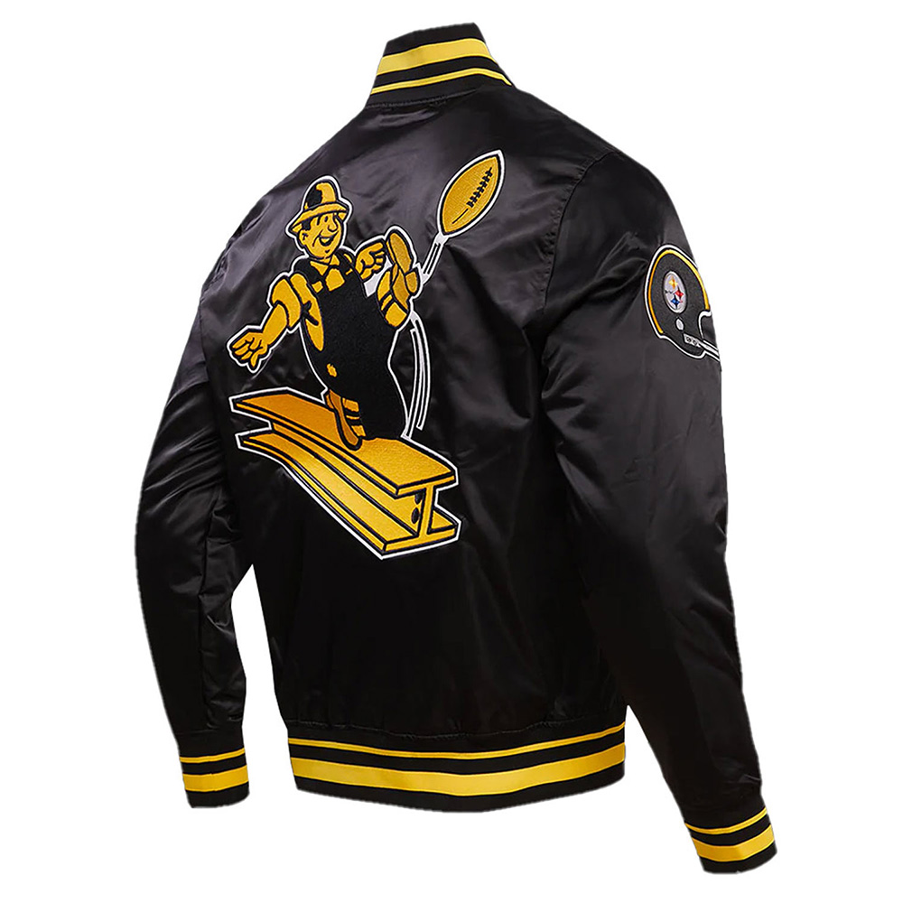Pittsburgh Steelers Retro Classic Rib Jacket - Image 8