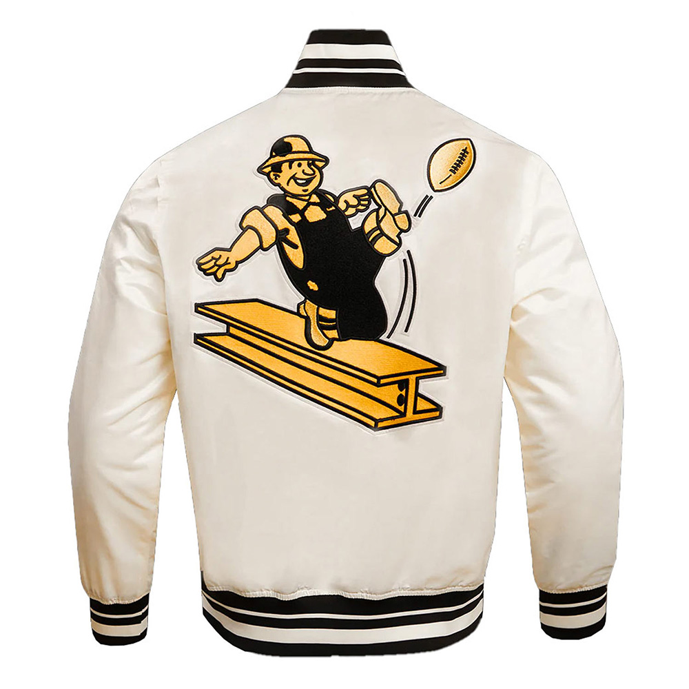 Pittsburgh Steelers Retro Classic Rib Jacket - Image 3