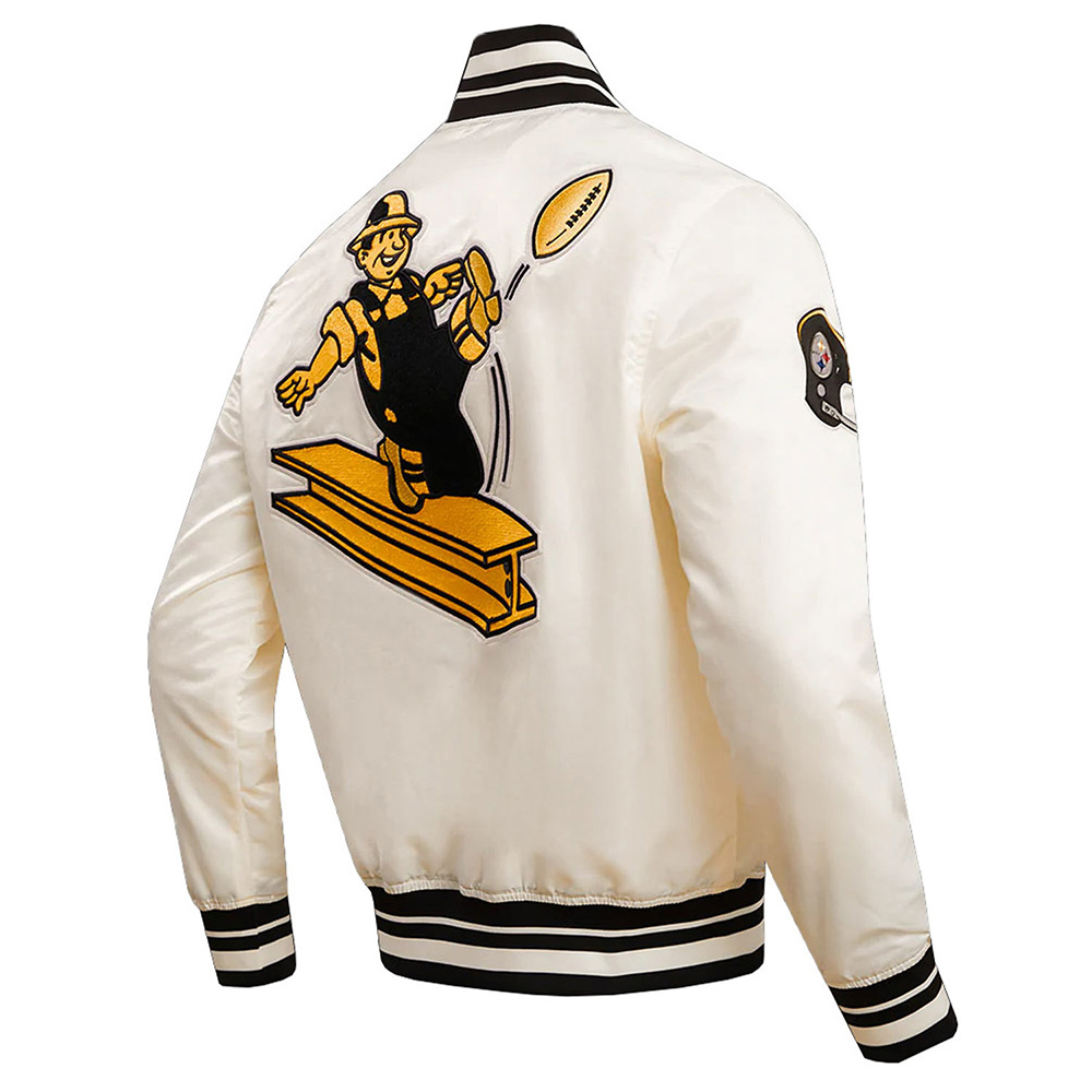 Pittsburgh Steelers Retro Classic Rib Jacket - Image 7