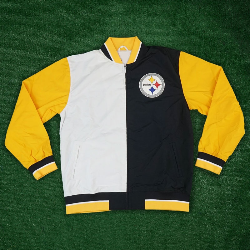 Pittsburgh Steelers Warm Up Team History Jacket