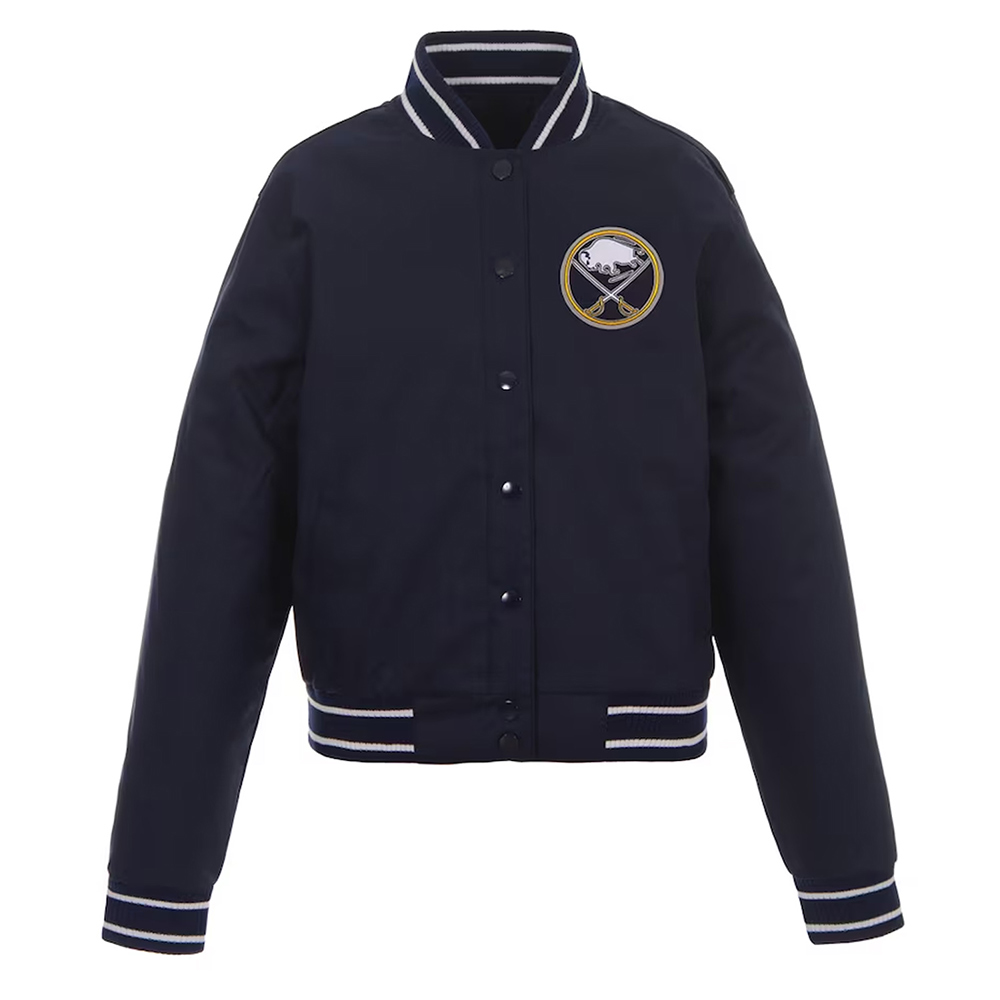 Navy Buffalo Sabres Poly Twill Jacket