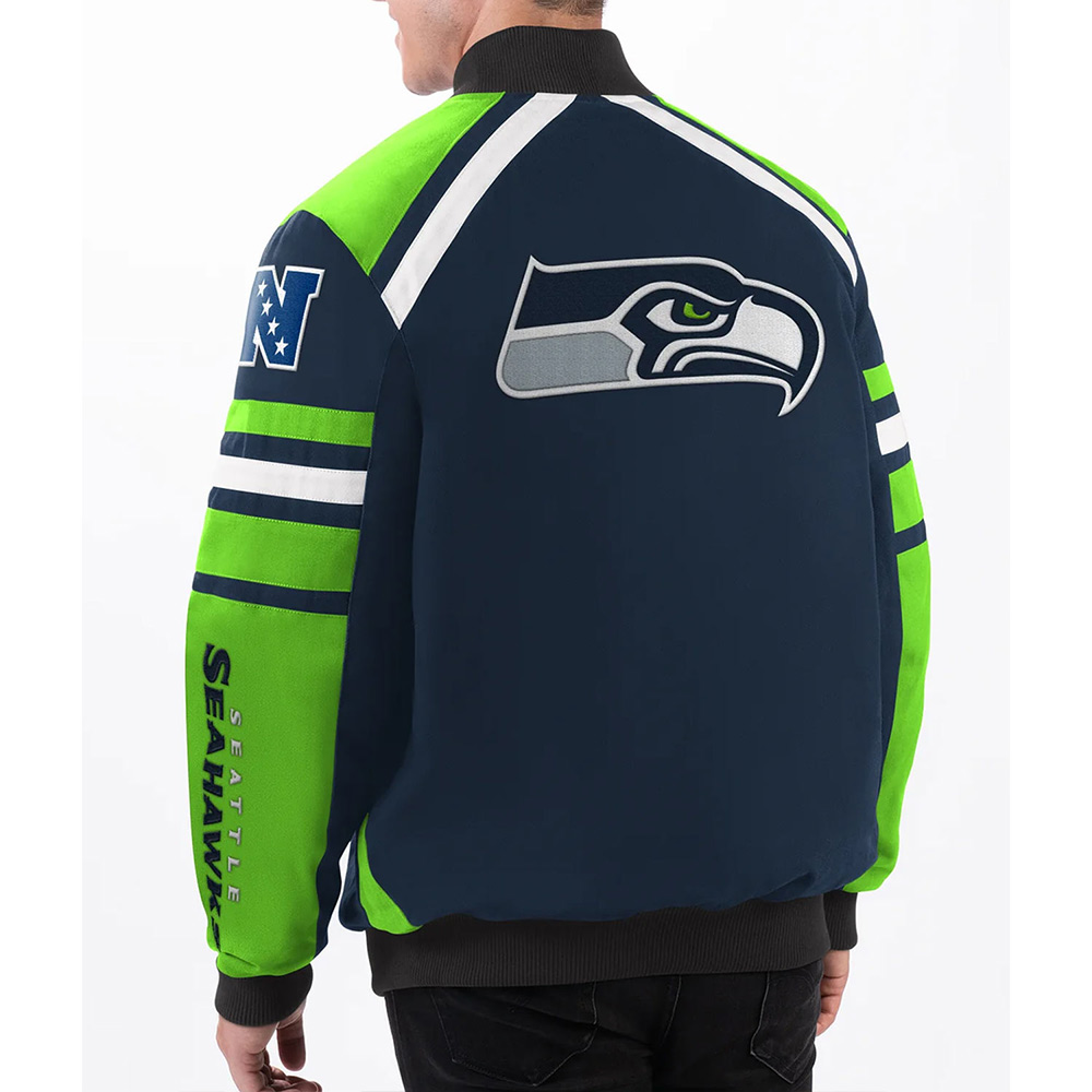 Power Forward Racing Seattle Seahawks Jacket - Image 2