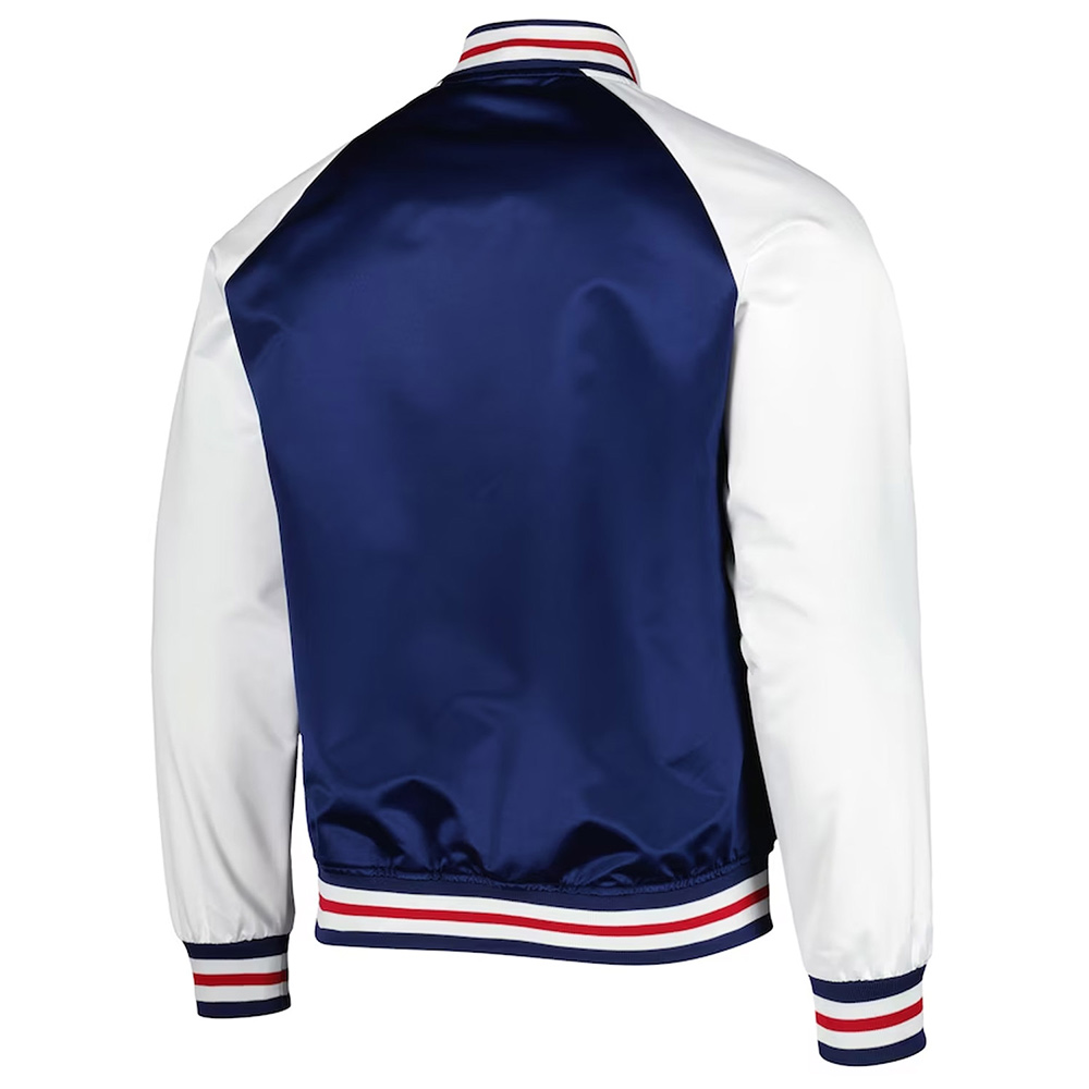 Prime Time NY Rangers Varsity Satin Jacket - Image 2