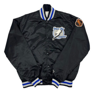 Tampa Bay Lightning NHL Black Bomber Jacket