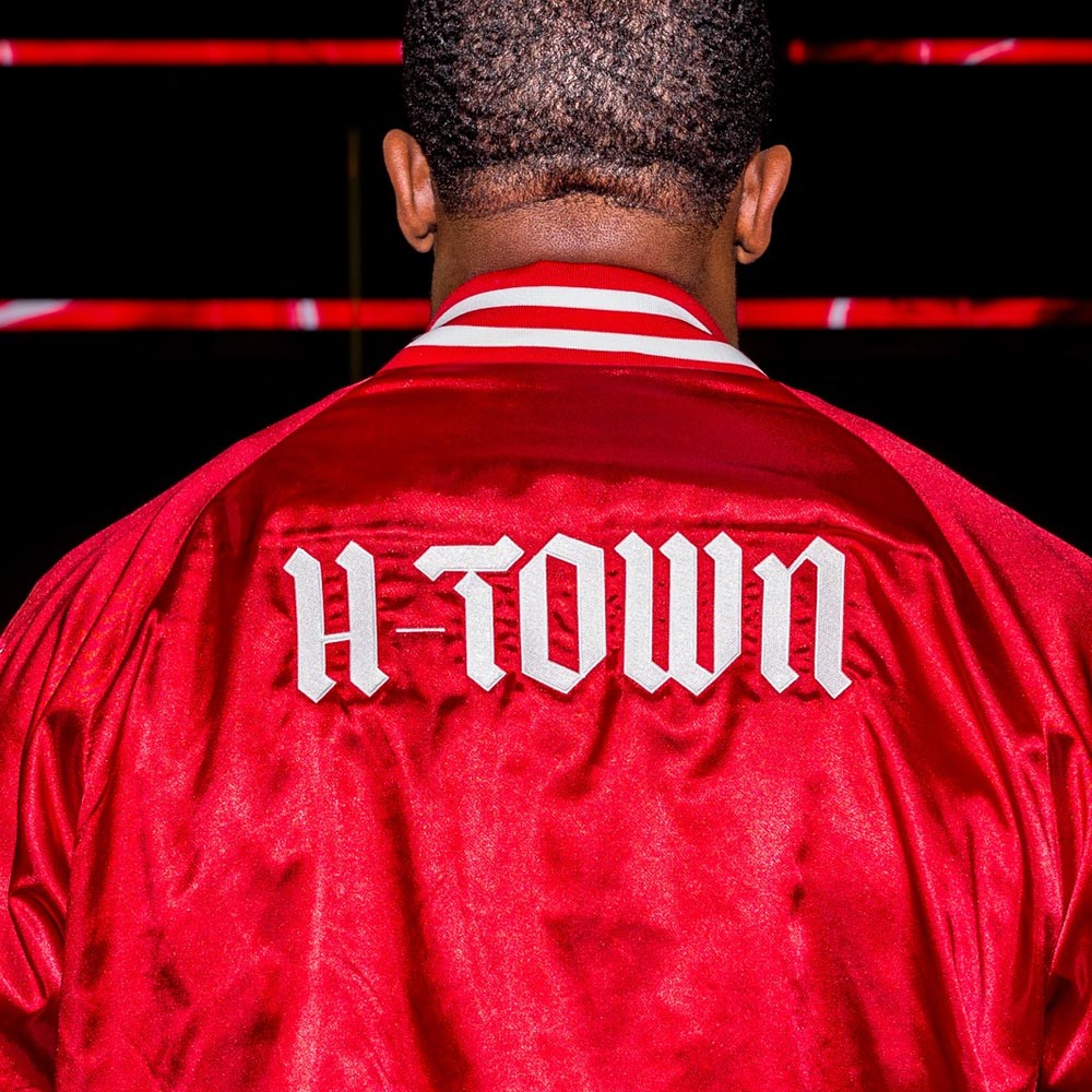 Red Houston Texans H-Town Satin Jacket - Image 5