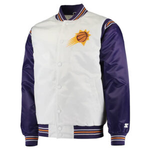 White/Purple Phoenix Suns Renegade Jacket
