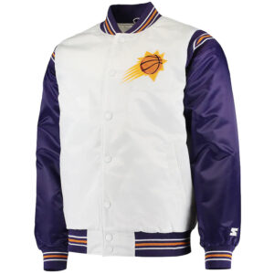 White/Purple Phoenix Suns Renegade Jacket