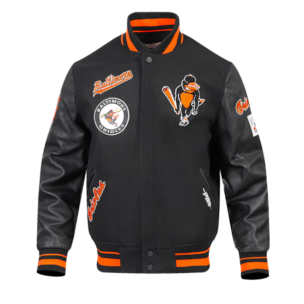 Baltimore Orioles Retro Classic Rib Varsity Jacket