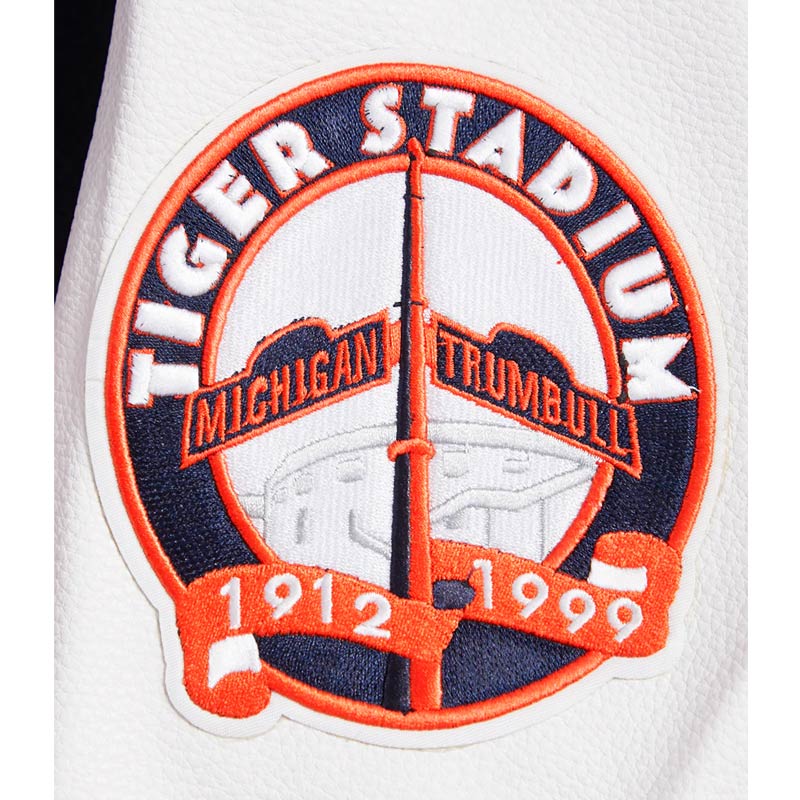 Retro Detroit Tigers Classic Rib Varsity Jacket - Image 11