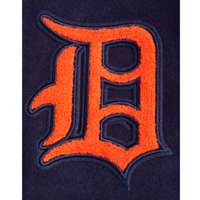Retro Detroit Tigers Classic Rib Varsity Jacket - Image 13