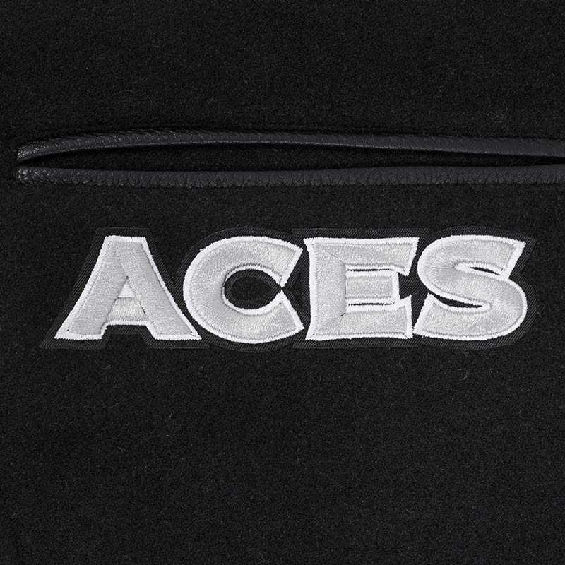 Retro Las Vegas Aces Classics Rib Varsity Jacket - Image 9