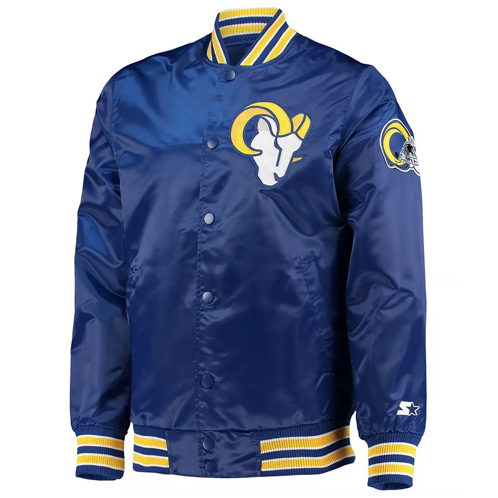 Royal Los Angeles Rams Retro The Diamond Jacket