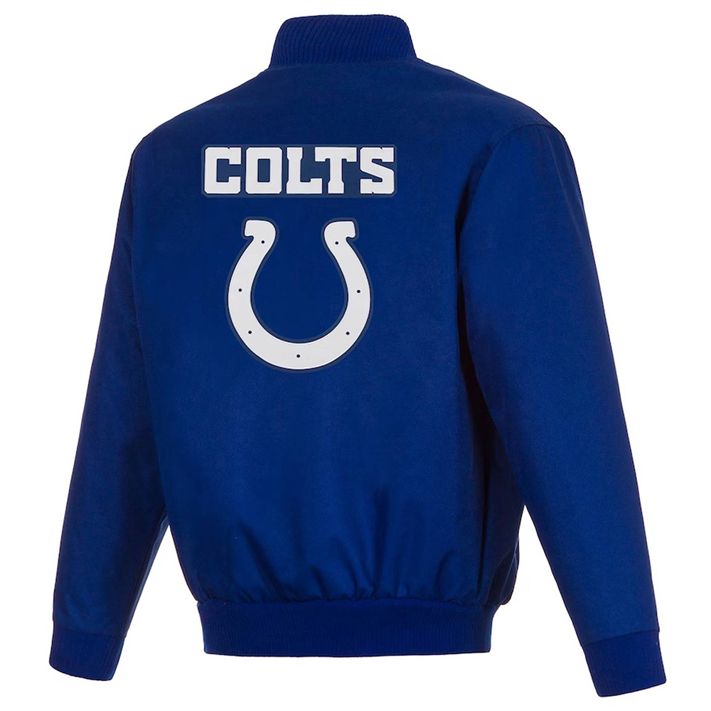 Royal Indianapolis Colts Poly Twill Jacket - Image 2