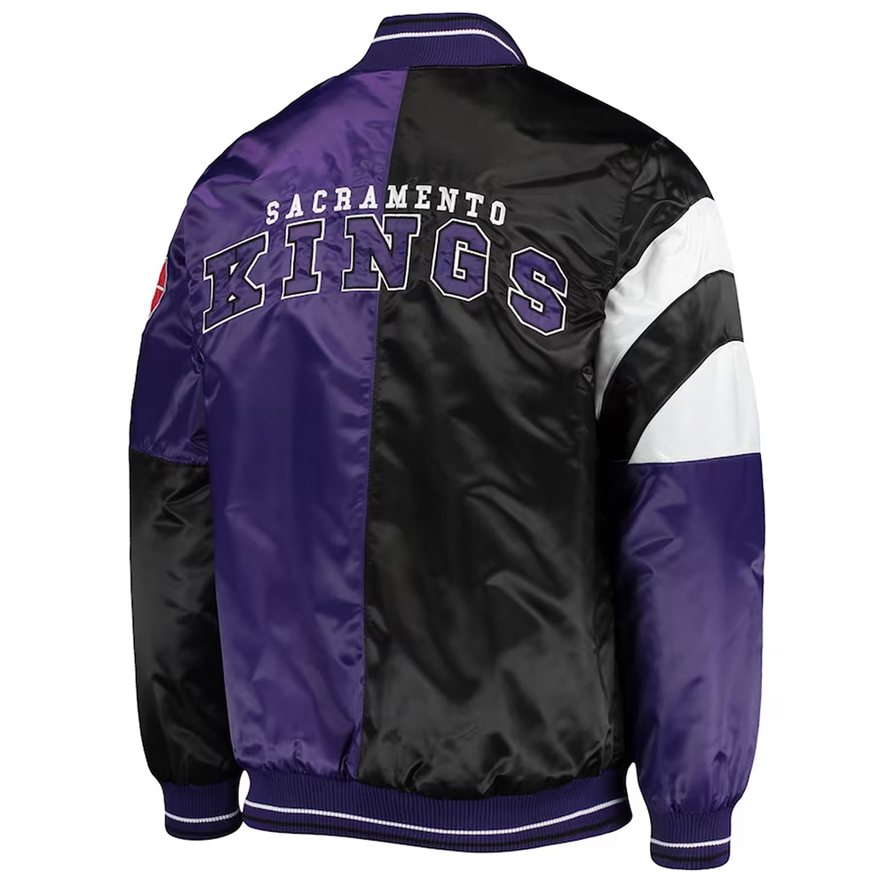Sacramento Kings 75th Anniversary Leader Black and Purple Jacket - Image 2
