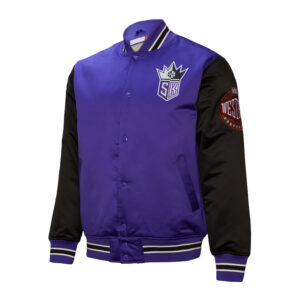 Primetime Sacramento Kings Purple and Black Jacket