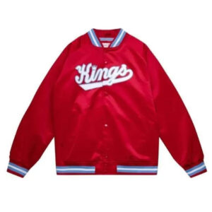 Sacramento Kings Red Satin Jacket